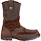 Georgia Boot Men's Waterproof Wellington Work Boot, 11 M, Steel Toe, 10 in H, Brown, G4603 G4603 - alternate 2